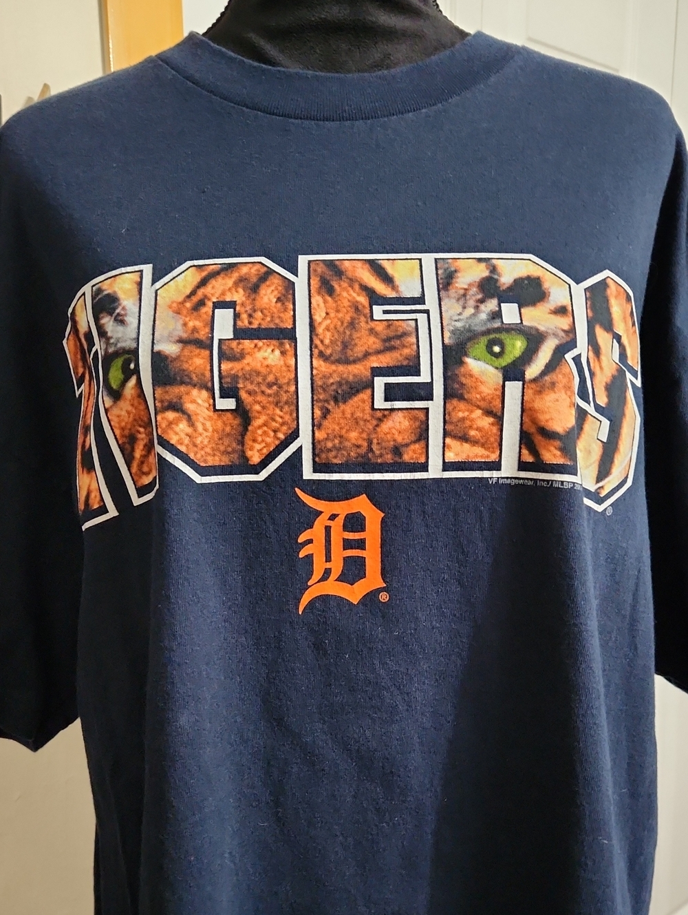 Detroit Tigers Baseball Navy Short Sleeve Graphic Tee